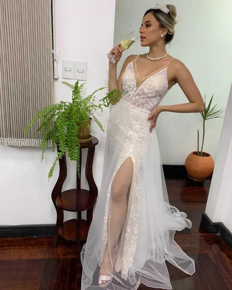 Clienta de PACADI con su vestido