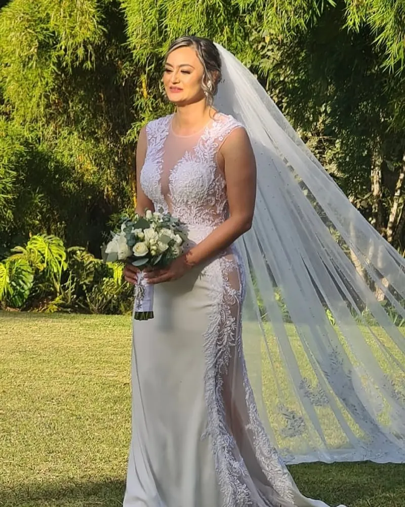 Clienta de PACADI con su vestido